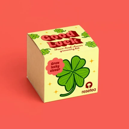 Zestaw do uprawy czterolistnej koniczyny - Good Luck / Resetea