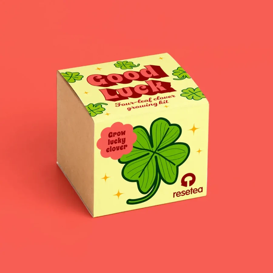 Zestaw do uprawy czterolistnej koniczyny - Good Luck / Resetea