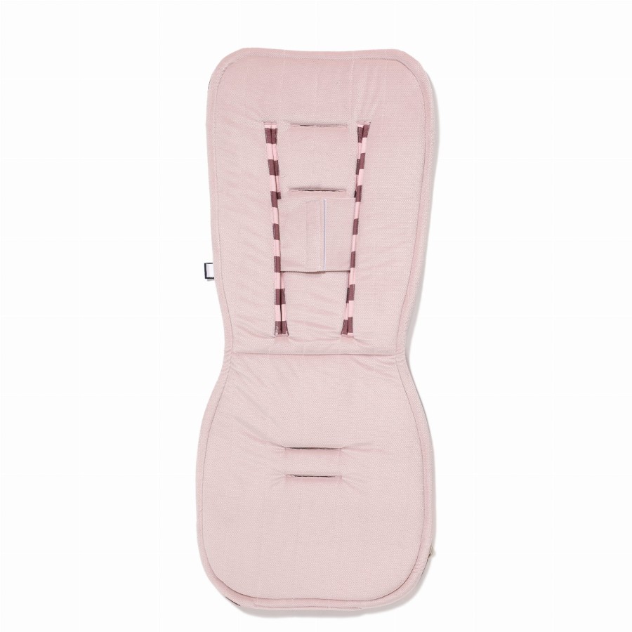 Wkładka do wózka Bawełna Velvet Multi STRIPES PINK 2.jpg