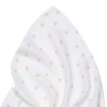 Pieluszka muślinowa 75x75 cm - MARIGOLDS / Pink no More