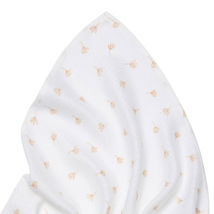 Pieluszka muślinowa 75x75 cm - MARIGOLDS / Pink no More