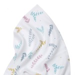 Pieluszka muślinowa 75x75 cm - PLANTS / Pink no More