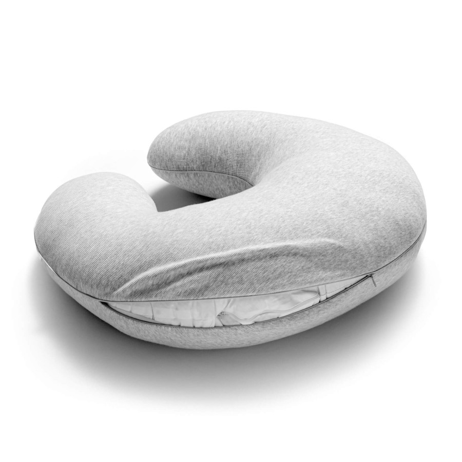 Poduszka do karmienia Bon Apetit - melanżowo szary / Amori Amori