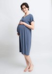 Koszula ciążowa z napami - jeans / Cool Mama