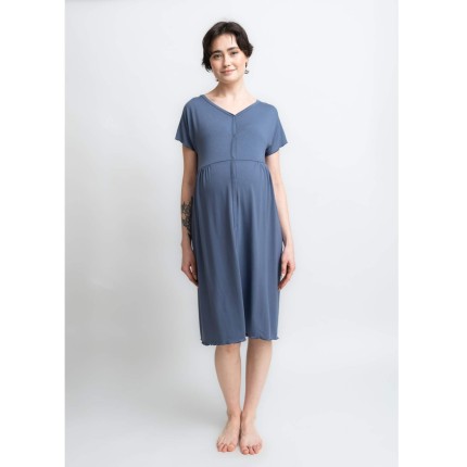 Koszula ciążowa z napami - jeans / Cool Mama
