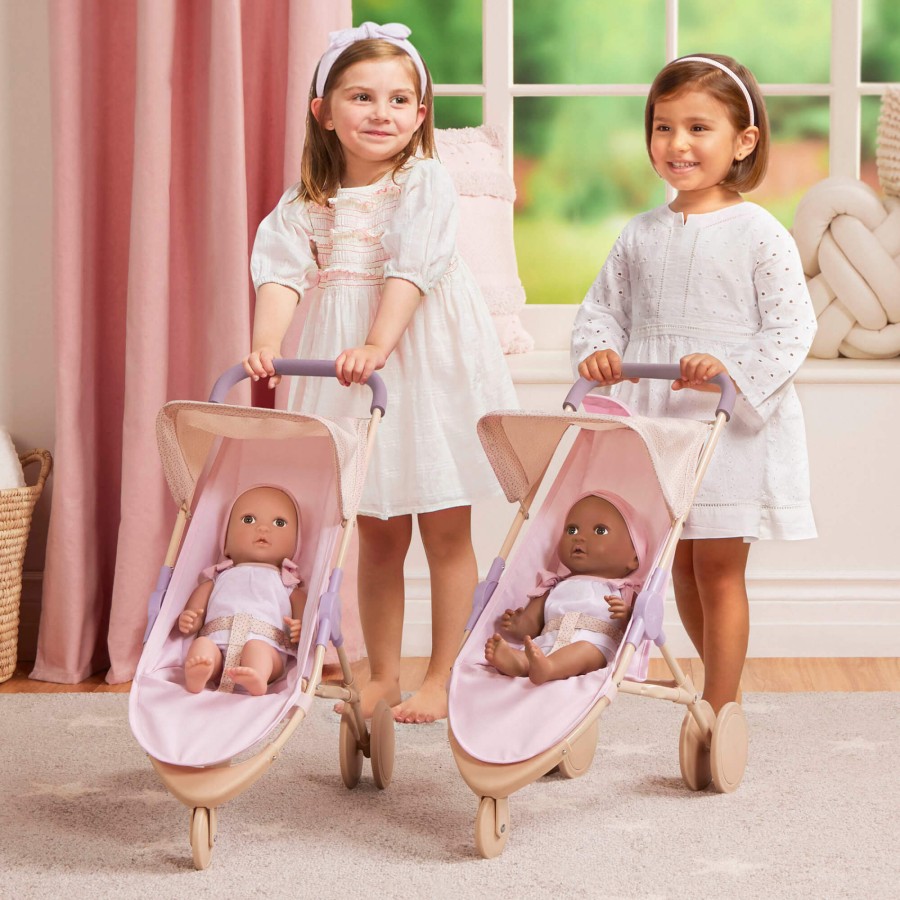 Lalka niemowlę z wózkiem spacerowym i akcesoriami / LullaBaby