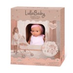 Lalka niemowlę z wózkiem gondolą i akcesoriami / LullaBaby