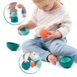 Silikonowe piłeczki sensoryczne 3w1 Ball-in-Ball - matrioszki / LUDI