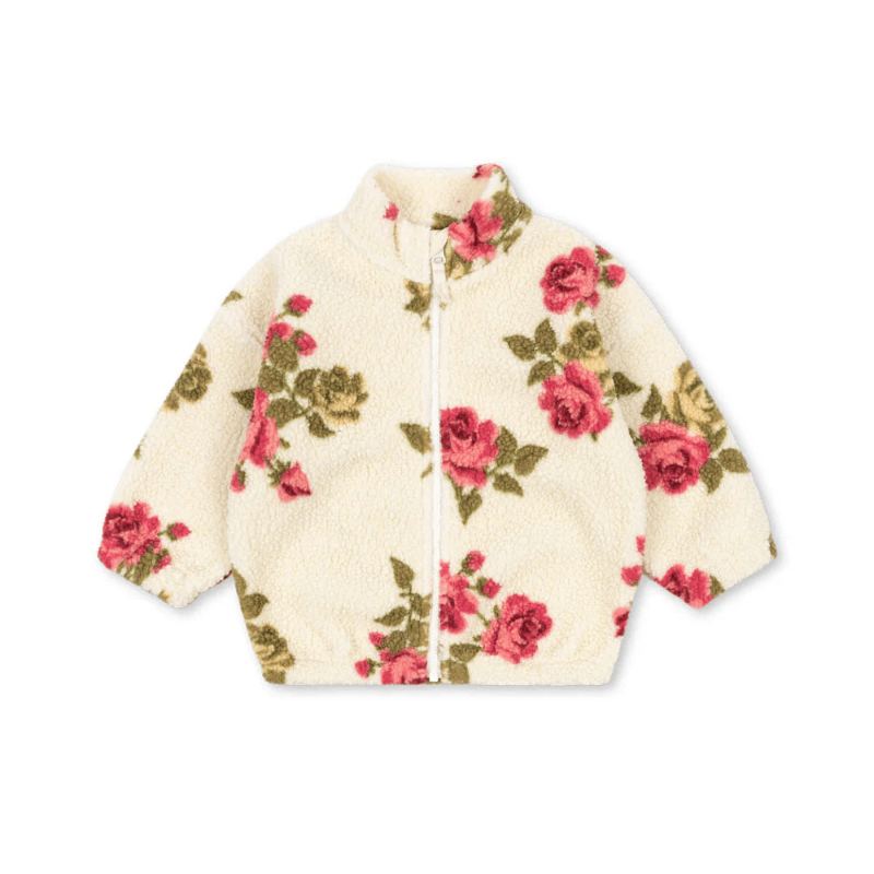 Kurtka pluszowa Jody - midori blanc / Konges slojd