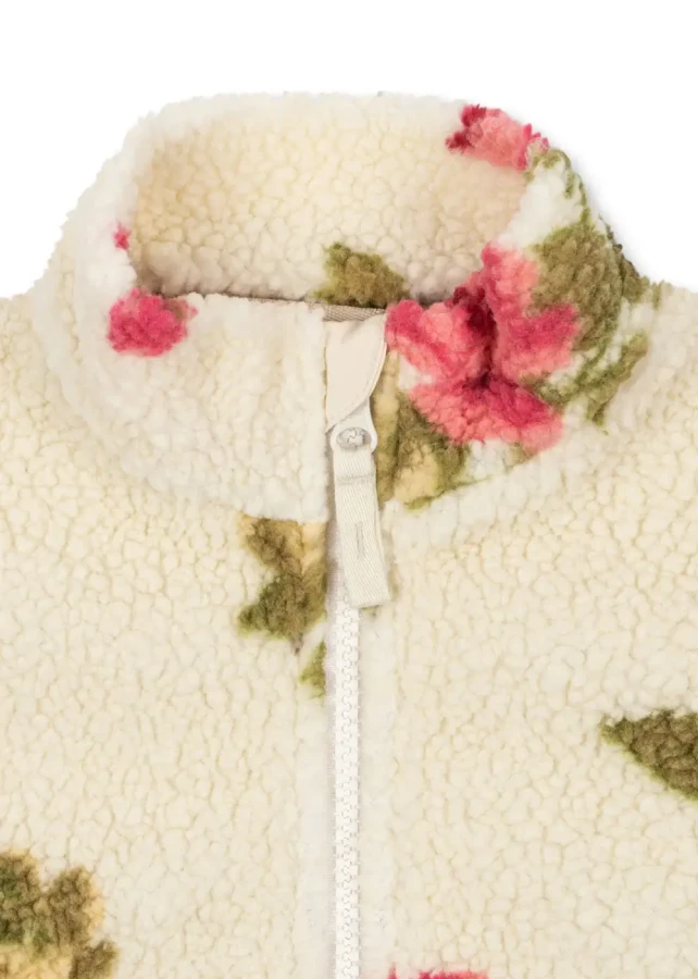 Kurtka pluszowa Jody - midori blanc / Konges slojd