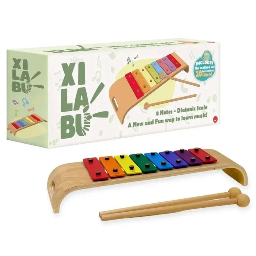 Drewniany ksylofon 8 tonowy XilaBu / Juegaconmigo