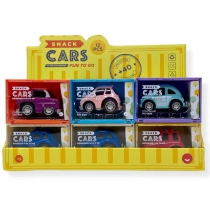Samochodziki Snack Cars seria 1: samochody osobowe i klasyczne, 1szt. / Juegaconmigo
