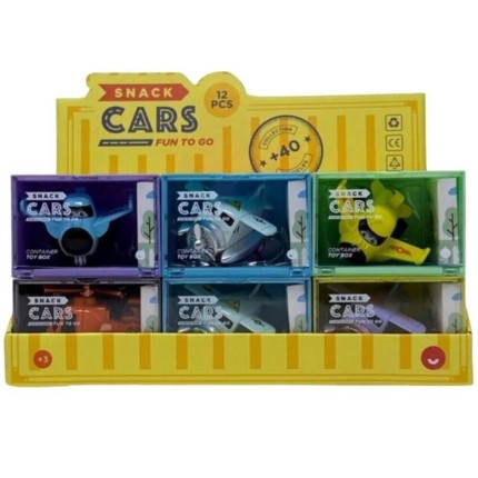 Samochodziki Snack Cars seria 2: samoloty i helikoptery, 1szt. / Juegaconmigo