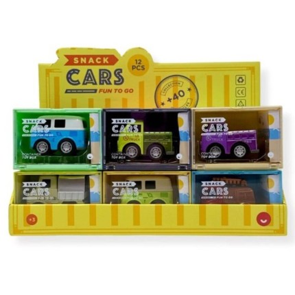 Samochodzik Snack Cars seria 3: kampery, pickupy i ciężarówki, 1szt. / Juegaconmigo