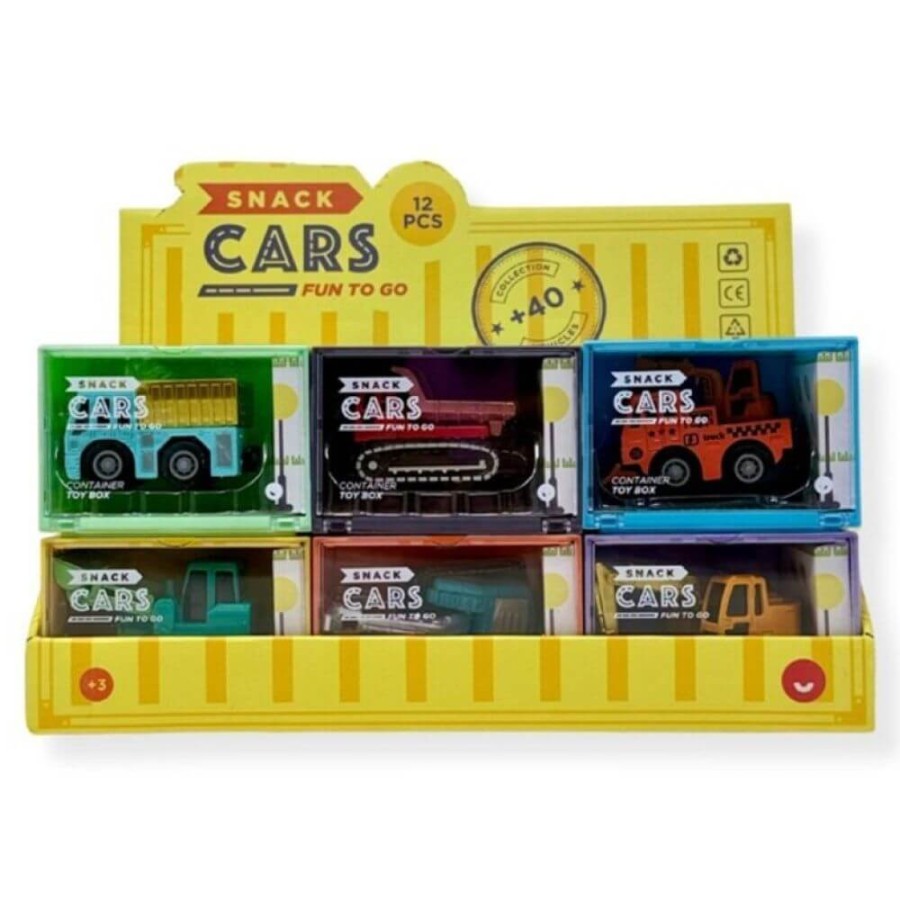 Samochodzik Snack Cars seria 4: pojazdy budowlane i maszyny do robót drogowych / Juegaconmigo