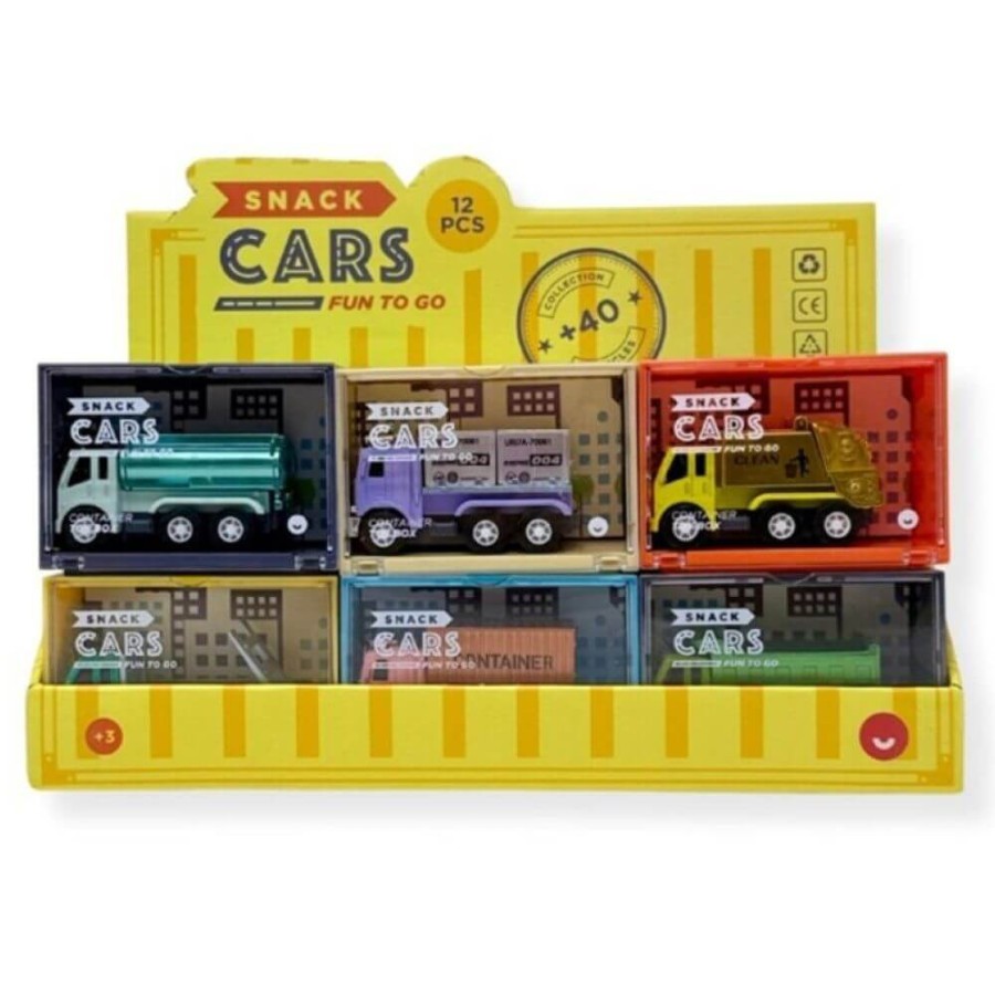 Samochodzik Snack Cars seria 5: samochody serwisowe, transportowe i budowlane, 1szt. / Juegaconmigo