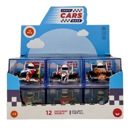 Samochodzik Snack Cars seria 6: samochody Formuły 1, 1szt. / Juegaconmigo