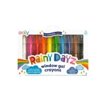 Zmywalne kredki żelowe do szyb, Rainy Dayz, 10szt. / Ooly