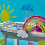 Zmywalne kredki żelowe do szyb, Rainy Dayz, 10szt. / Ooly