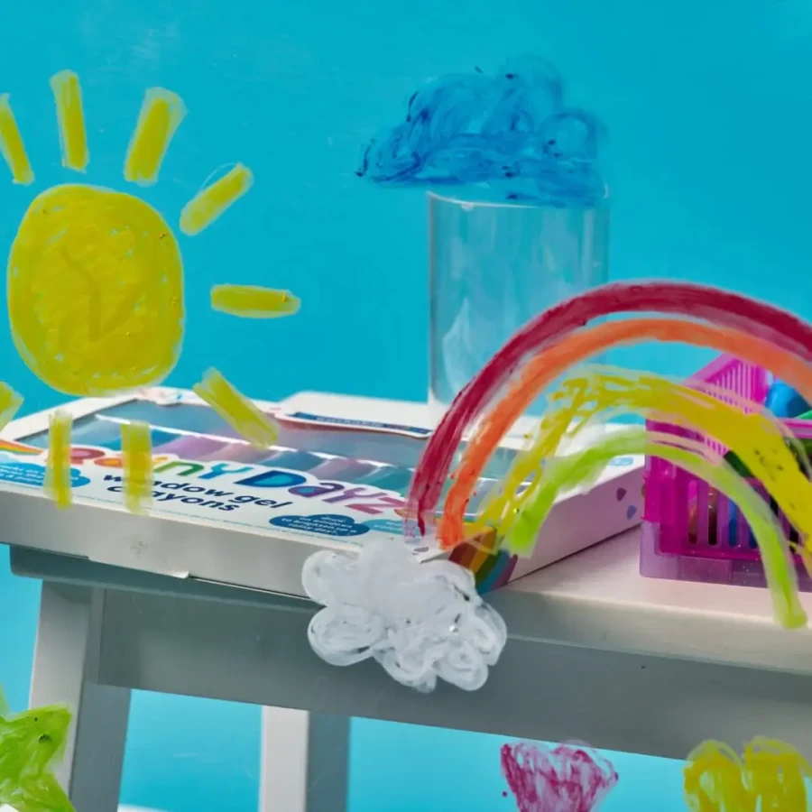 Zmywalne kredki żelowe do szyb, Rainy Dayz, 10szt. / Ooly