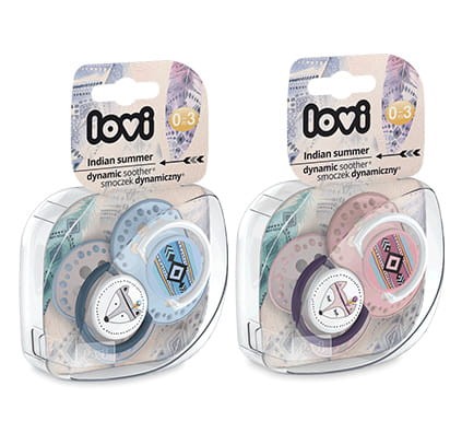 Smoczki Indian Summer BOY 2szt RÓŻNE ROZMIARY / LOVI