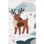 Puzzle sensoryczne dotykowe Kraina polarna 20 el. 2+ / Janod