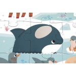 Puzzle sensoryczne dotykowe Kraina polarna 20 el. 2+ / Janod