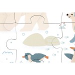 Puzzle sensoryczne dotykowe Kraina polarna 20 el. 2+ / Janod