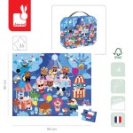 Puzzle w walizce Przyjęcie 36 elementów 4+ / Janod