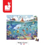 Puzzle w walizce Podwodny świat 100 elementów 6+ / Janod