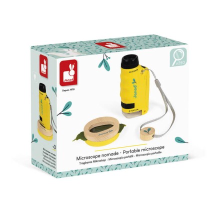 Mikroskop dla dzieci przenośny kieszonkowy 3+ / Janod