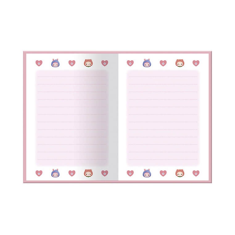 Mini notes w twardej oprawie Owocowe Słodziaki 6+ / Janod