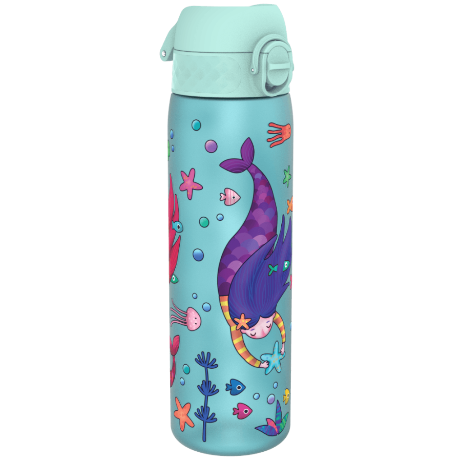 Wąska butelka na napoje - Mermaids, 500ml / ION8®