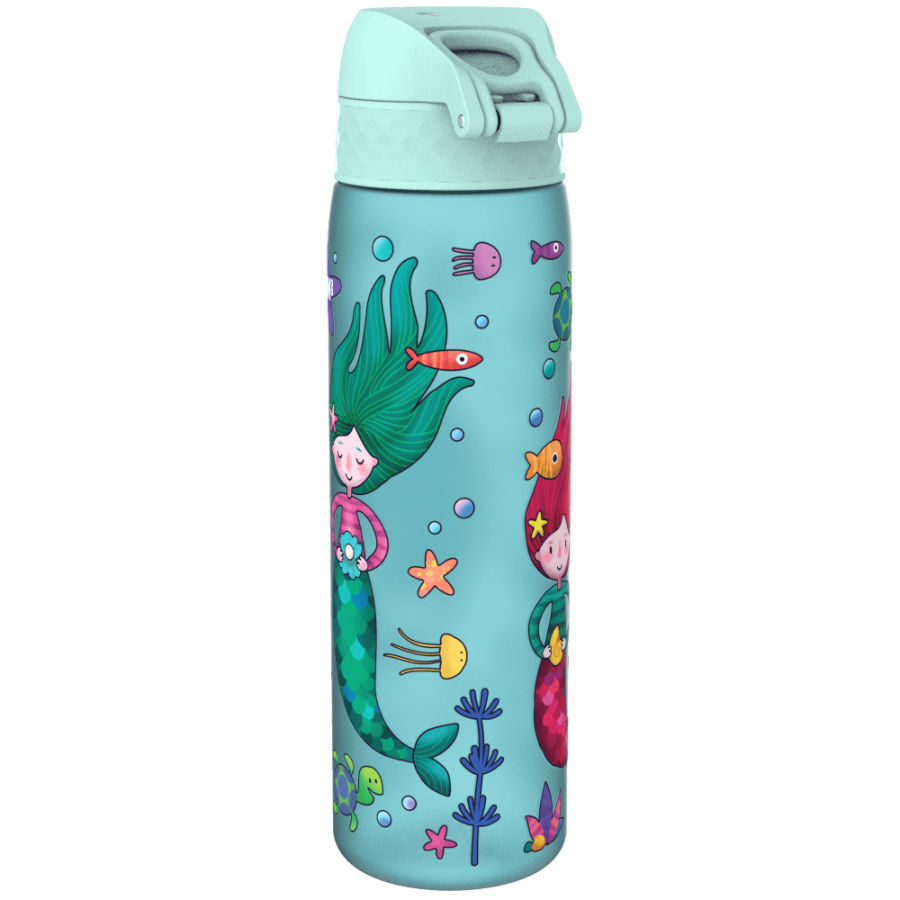 Wąska butelka na napoje - Mermaids, 500ml / ION8®