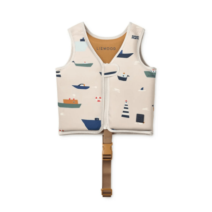 Kamizelka do pływania Dove Swim Vest - Sailing, Sandy / Liewood