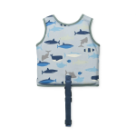 Kamizelka do pływania Dove Swim Vest - Shark, Dove blue / Liewood