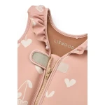Kamizelka do pływania z falbankami Dove Swim Vest with Frills - Sweethearts, Pale tuscany / Liewood