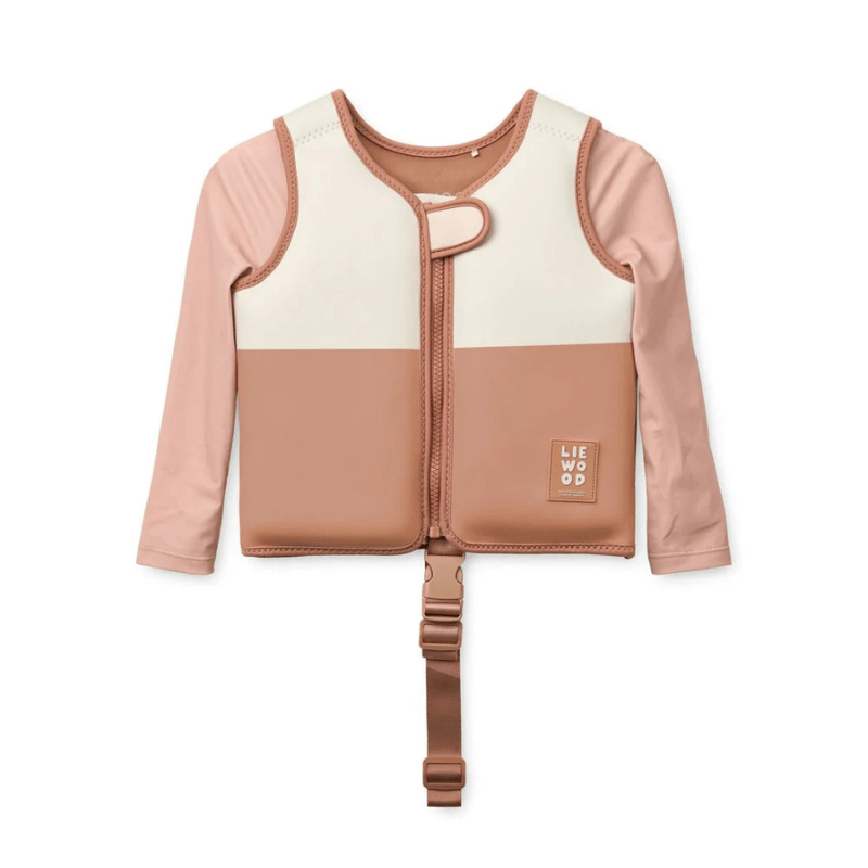 Kamizelka do pływania z rękawami Dove Swim Vest with Sleeves - Tuscany rose multi mix / Liewood