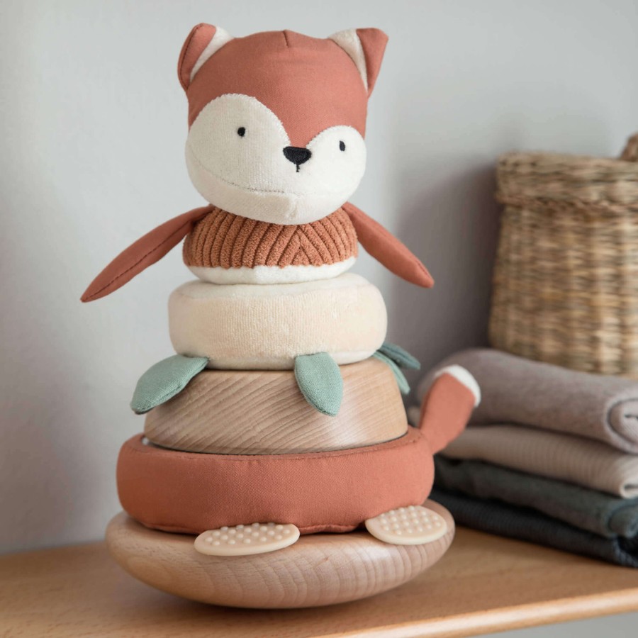 USZKODZONE OPAKOWANIE: Miękka piramida sensoryczna - sparky the fox / Sebra