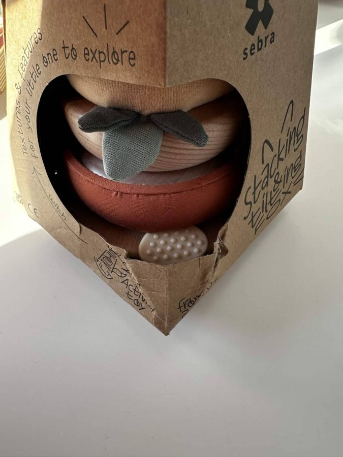 USZKODZONE OPAKOWANIE: Miękka piramida sensoryczna - sparky the fox / Sebra