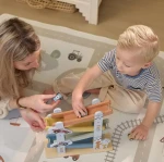 USZKODZONE OPAKOWANIE: Drewniana zjeżdżalnia wyścigowa FSC / Little Dutch