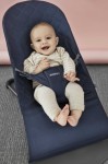 USZKODZONE OPAKOWANIE: BABYBJORN - leżaczek BLISS COTTON, Midnight blue