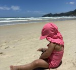 Kapelusz kąpielowy czapka UV Rosy / Vanilla Copenhagen