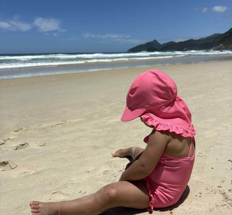 Kapelusz kąpielowy czapka UV Rosy / Vanilla Copenhagen