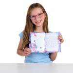 Pamiętnik na kłódkę - z aplikatorem wzorów Estrelia / Nebulous Stars