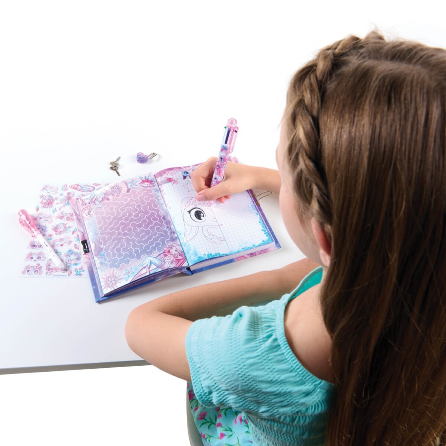 Pamiętnik na kłódkę - z aplikatorem wzorów Estrelia / Nebulous Stars