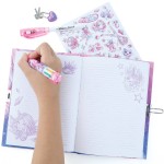 Pamiętnik na kłódkę - z aplikatorem wzorów Estrelia / Nebulous Stars