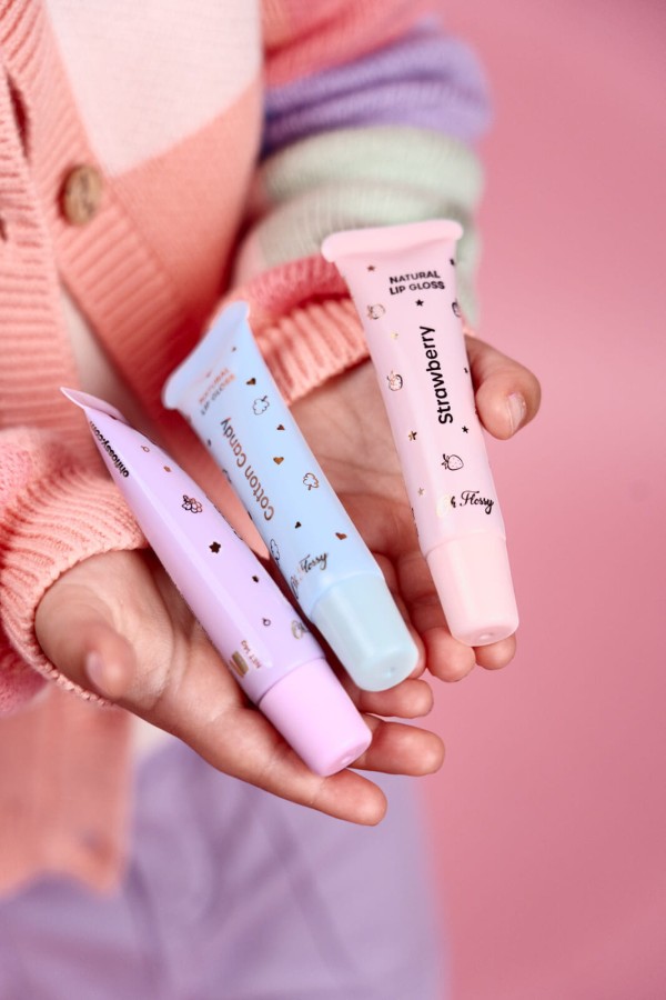 Naturalna pomadka nawilżająca, błyszczyk - COTTON CANDY / Oh Flossy
