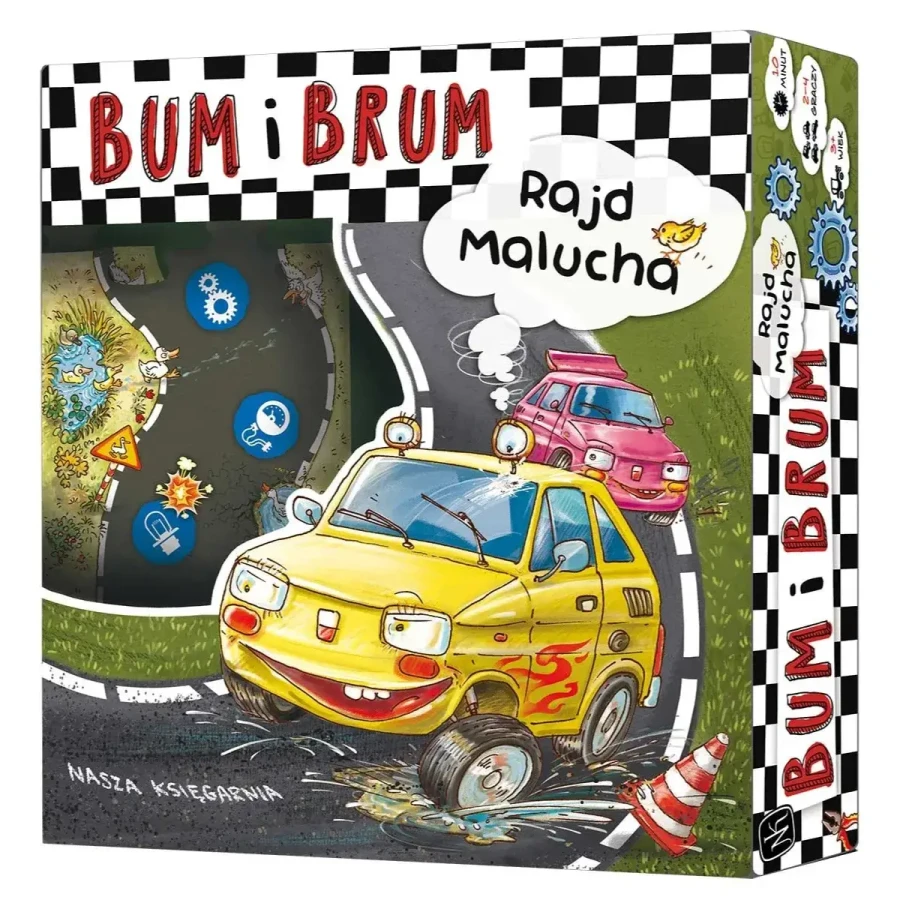 BUM i BRUM. Rajd Malucha / Wydawnictwo Nasza Księgarnia