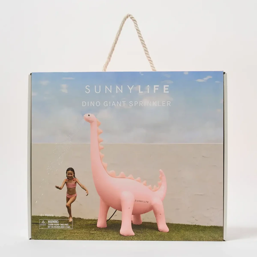 Dmuchany zraszacz gigant - Dino Into the Wild, pink / Sunny Life